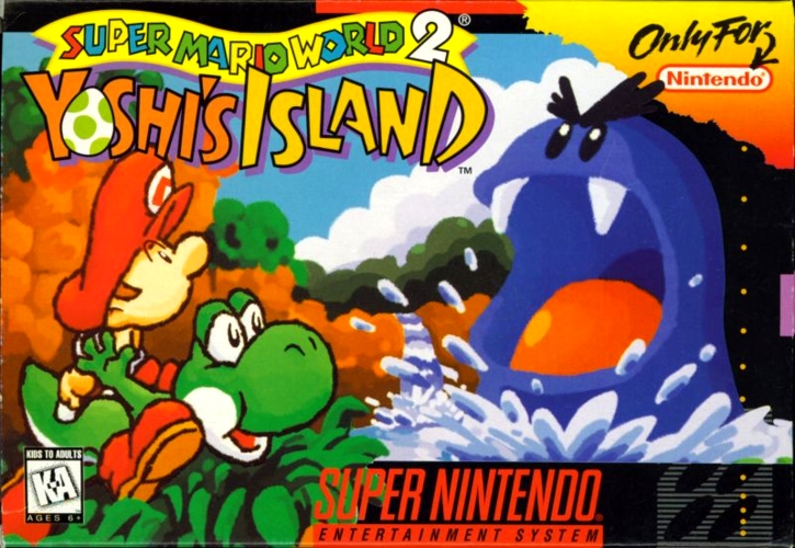 Super Mario World 2: Yoshi’s Island cover art