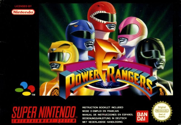Mighty Morphin Power Rangers cover art