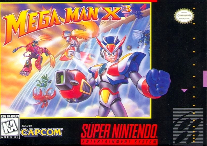 Mega Man X3 cover art
