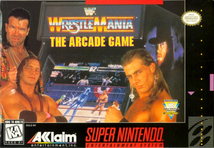 WWF WrestleMania: The Arcade Game cover art