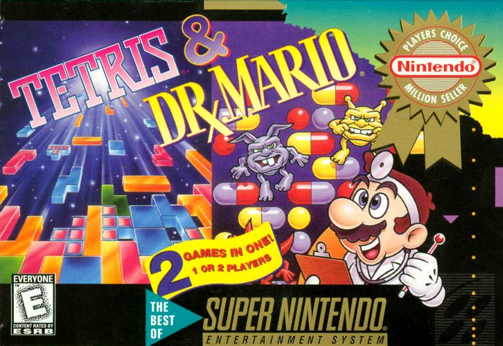 Tetris & Dr. Mario cover art