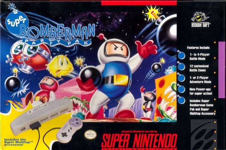 Super Bomberman cover art