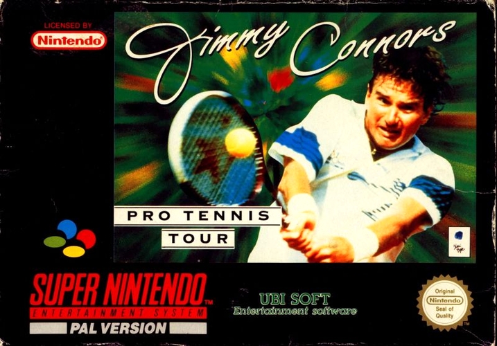 Jimmy Connors Pro Tennis Tour cover art