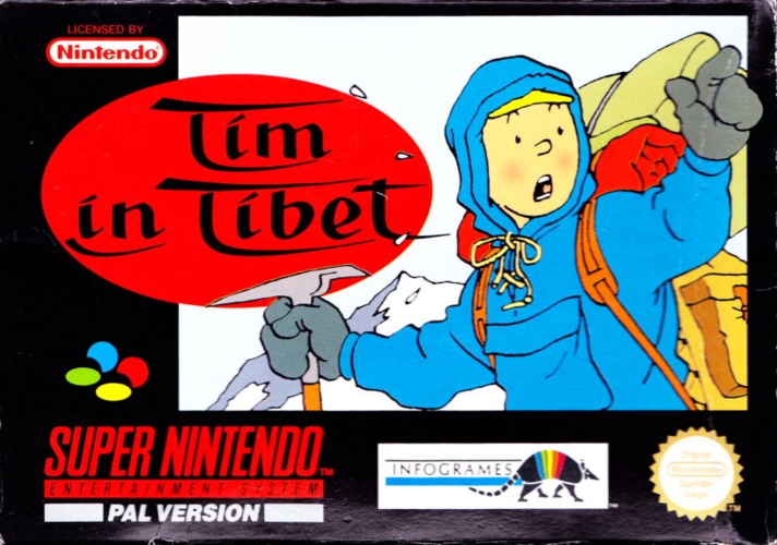 Tintin in Tibet cover art