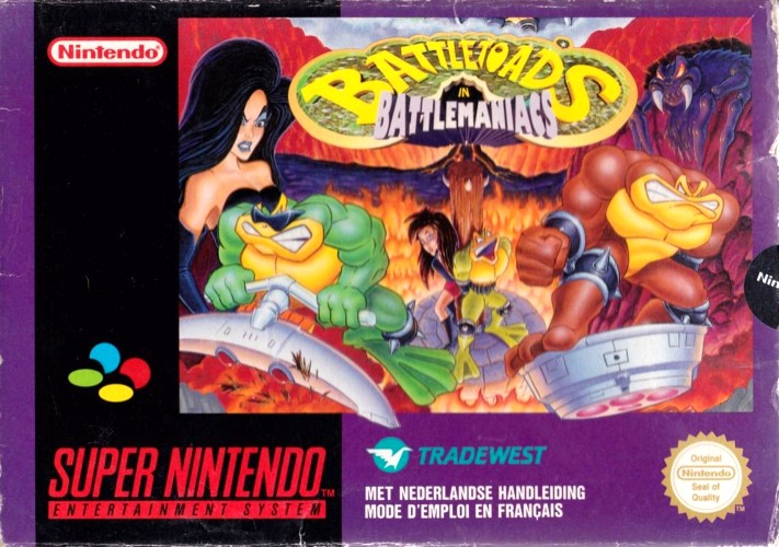 Battletoads in Battlemaniacs cover art