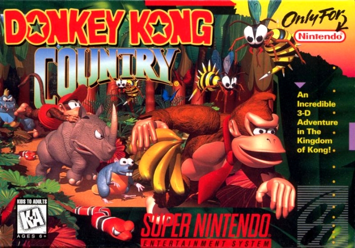 Donkey Kong Country cover art