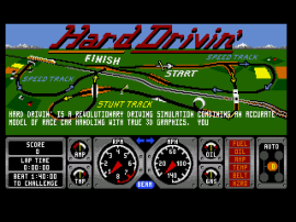 Hard Drivin’ (World) cover art