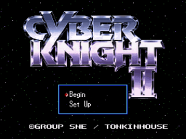 Cyber Knight II – Chikyuu Teikoku no Yabou (Japan) [En by Aeon Genesis v1.0] (~Cyber Knight II – Ambitions of the Terran Empire) cover art