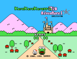 Kero Kero Keroppi no Daibouken (Japan) [En by Gaijin v1.0] (~Kero Kero Keroppi’s Big Adventure) cover art