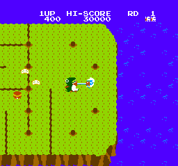 Dig Dug II – Trouble in Paradise (USA) cover art