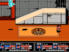Nekketsu Kakutou Densetsu (Japan) [En by oRdErEDchaos v0.95] (Technos Fighting Legend) cover art