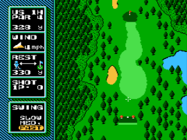 NES Open Tournament Golf (Europe) cover art