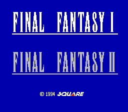 Final Fantasy I & II (Japan) [En by Demiforce v1.0] cover art