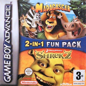 2-in-1 Fun Pack – Shrek 2 + Madagascar