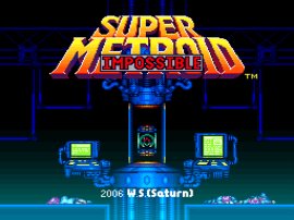 Super Metroid (Japan, USA) (En,Ja) [Hack by Saturn v1.5] (~Super Metroid – Impossible) cover art