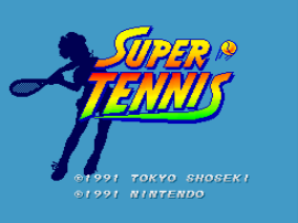 Super Tennis (Europe) (Rev A) cover art