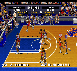Tecmo Super NBA Basketball (USA) cover art