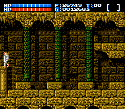 Faxanadu (USA) [Hack by Ice Ranger v1.0] (~Faxanadu Facelift) (Uncensored+Color Edit) cover art