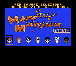 Maniac Mansion (Italy) cover art