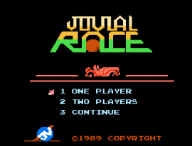 Jovial Race (Asia) (Unl) (NES) cover art