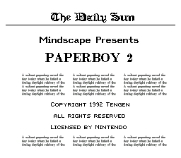 Paperboy 2 (Europe) cover art