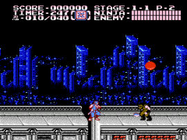 Ninja Gaiden Episode II – The Dark Sword of Chaos (USA) (Beta) cover art