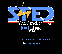 Sted – Iseki Wakusei no Yabou (Japan) [En by J2e v1.0] [Hack by KingMike v1.0] (~Sted – Starfield of Memorable Relics) (Experience Display) cover art