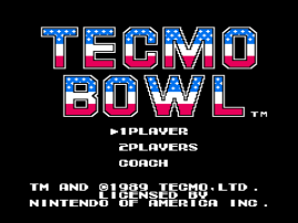 Tecmo Bowl (USA) (Rev A) cover art