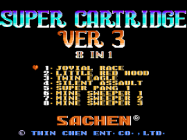 Super Cartridge Ver 3 – 8 in 1 (Asia) (Unl) cover art