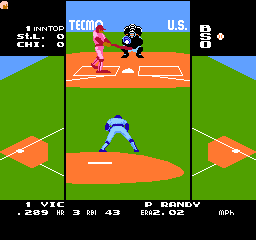 Tecmo Baseball (USA) cover art
