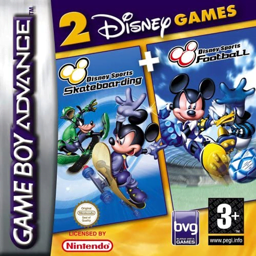 2 Disney Games – Disney Sports – Football + Disney Sports – Skateboarding cover art