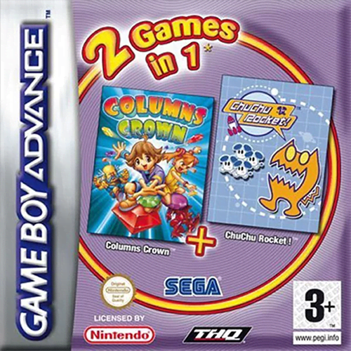 2 Games in 1 – Columns Crown + ChuChu Rocket! cover art