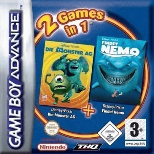 2 Games in 1 – Die Monster AG + Findet Nemo cover art