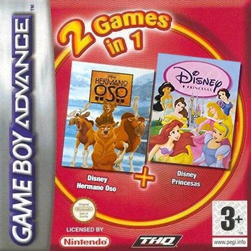 2 Games in 1 – Disney Princesas + Hermano Oso cover art