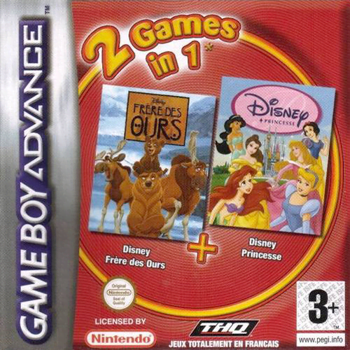 2 Games in 1 – Disney Princesse + Frere des Ours cover art