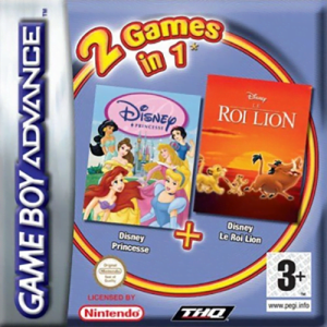 2 Games in 1 – Disney Princesse + Le Roi Lion
