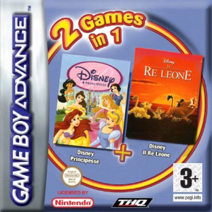 2 Games in 1 – Disney Principesse + Il Re Leone