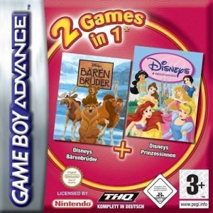 2 Games in 1 – Disneys Prinzessinnen + Baerenbrueder