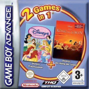 2 Games in 1 – Disneys Prinzessinnen + Der Koenig der Loewen