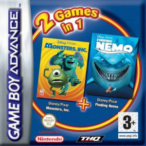 2 Games in 1 – Monsters, Inc. + Finding Nemo