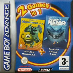 2 Games in 1 – Monstruos, S.A. + Buscando a Nemo