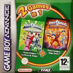 2 Games in 1 – Power Rangers – Ninja Storm + Power Rangers – La Force du Temps