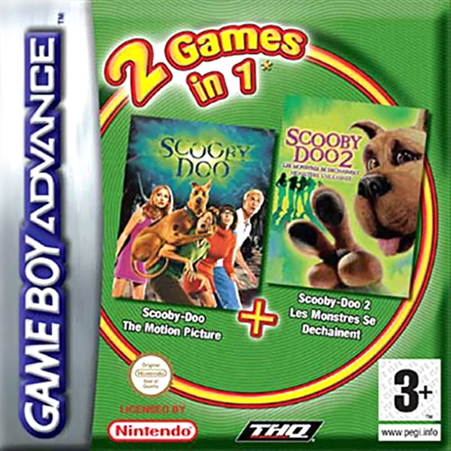 2 Games in 1 – Scooby-Doo + Scooby-Doo 2 – Les Monstres Se Dechainent cover art