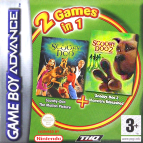 2 Games in 1 – Scooby-Doo + Scooby-Doo 2 – Monsters Unleashed cover art