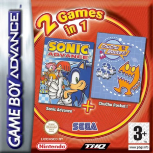2 Games in 1 – Sonic Advance + ChuChu Rocket!