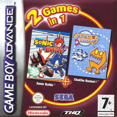 2 Games in 1 – Sonic Battle + ChuChu Rocket! cover art