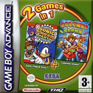2 Games in 1 – Sonic Pinball Party + Columns Crown