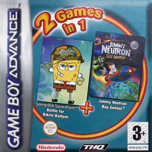 2 Games in 1 – SpongeBob SquarePants – Battle for Bikini Bottom + Jimmy Neutron Boy Genius