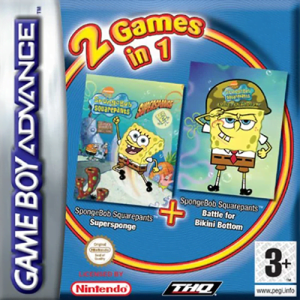 2 Games in 1 – SpongeBob SquarePants – SuperSponge + SpongeBob SquarePants – Battle for Bikini Bottom
