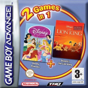 2 Games in 1 – The Lion King + Disney Princess